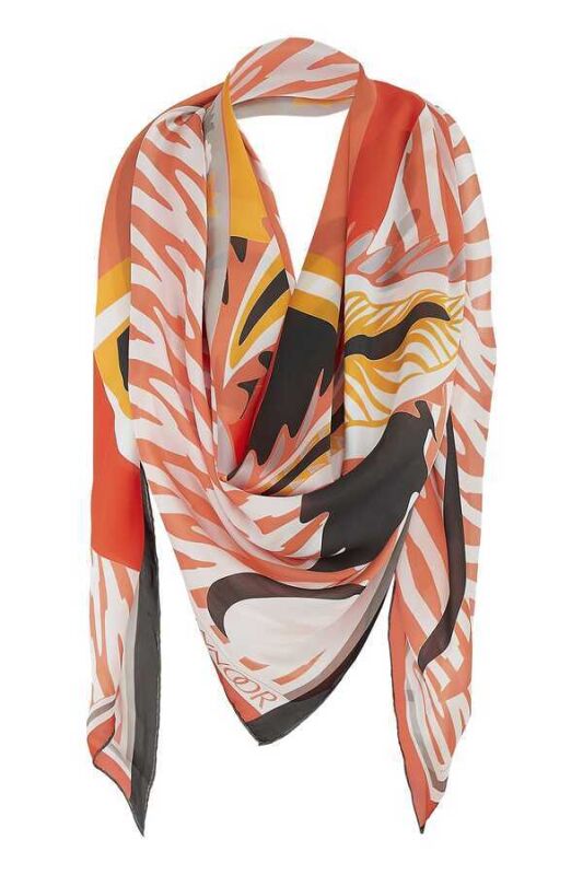 Golden OO Scarf Orange - 5