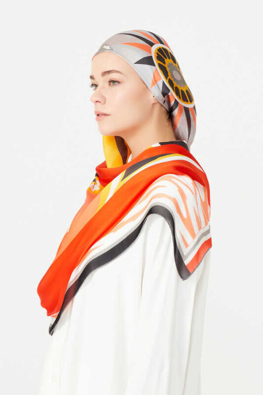 Golden OO Scarf Orange - 4
