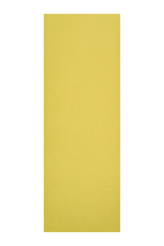 Güneş Desen Sarı Pamuk İpek Şal - 1