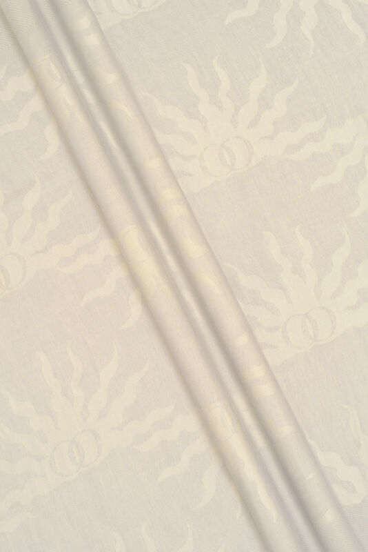 Güneş Doğarken Ekru Ferah Tencel Şal 70x200 - 6
