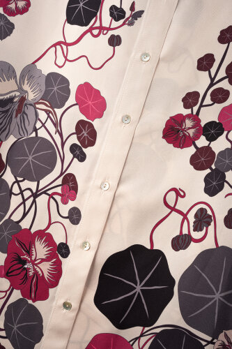 Havuz Çiçeği Taş Tivil İpek Gömlek - Imannoor (2)