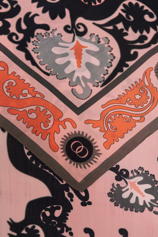 Hayat Somon Floş Viskon Şal 70x210 - 4