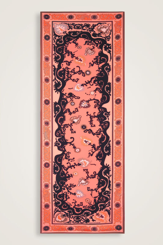 Hayat Somon Floş Viskon Şal 70x210 - 2