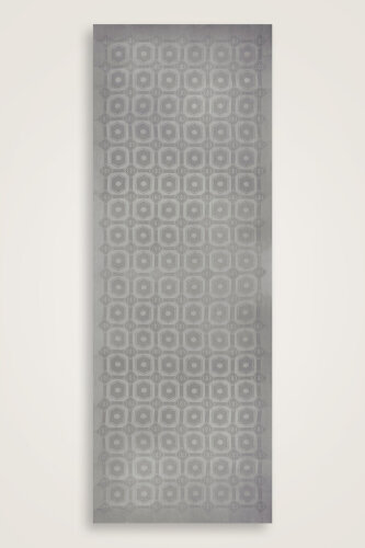 Hexagon Baklava Gray Ramy Jacquard Shawl - Imannoor (1)