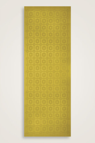 Hexagon Baklava Mustard Ramy Jacquard Shawl - Imannoor (1)