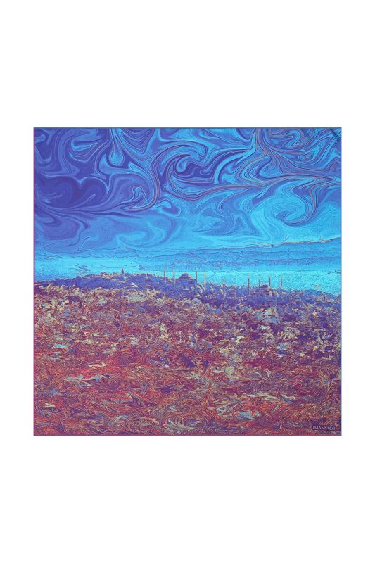 Historical Peninsula Twill Silk Foulard - 1