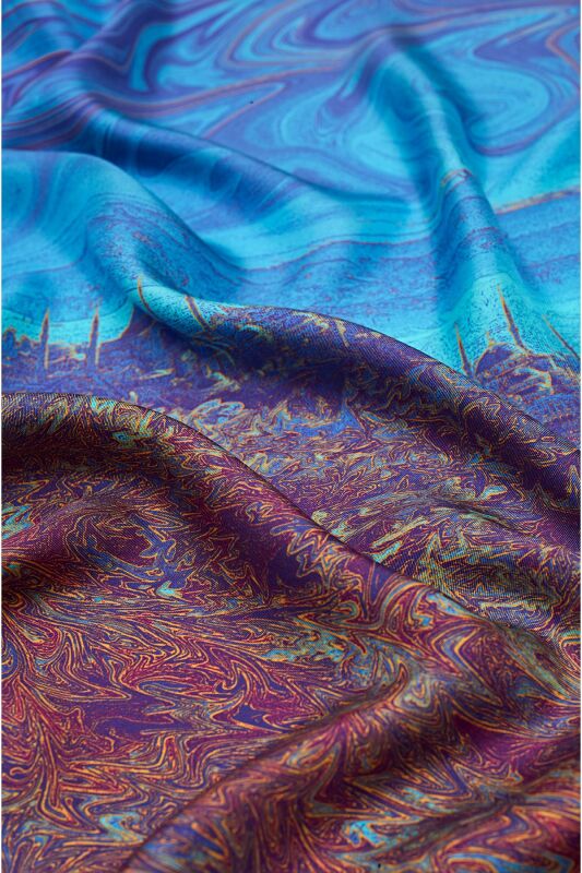 Historical Peninsula Twill Silk Foulard - 3