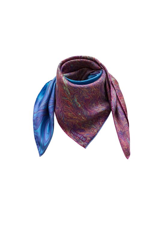 Historical Peninsula Twill Silk Foulard - 4