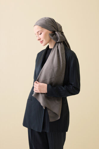 İman I Baklava Antrasit Ramy Jakar Şal 70x190 