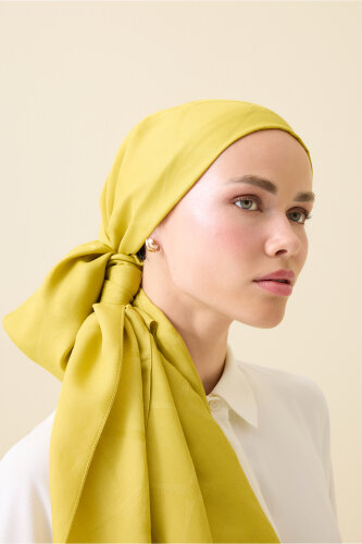 Iman I Baklava Mustard Ramy Jacquard Shawl - Imannoor