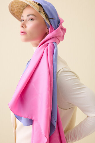 Iman I Baklava Pink Ramy Jacquard Shawl - Imannoor