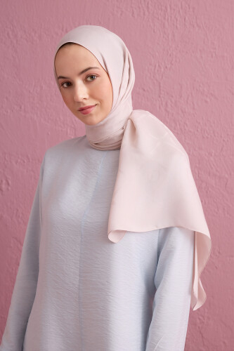 Iman I Baklava Powder Ramy Jacquard Shawl - Imannoor