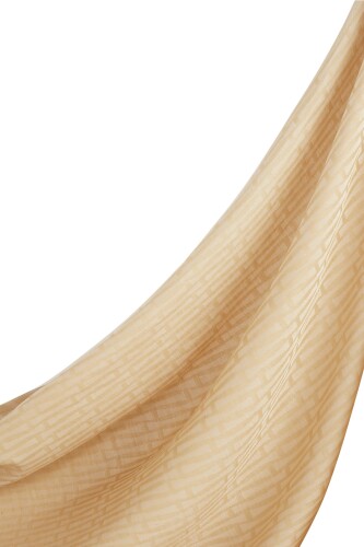Iman I Cotton Silk Shawl Natural - 3