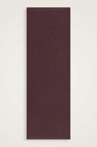 İman I Kafes Kızıl Kahve Tencel Pamuk İpek Şal 70x200 - Imannoor (1)