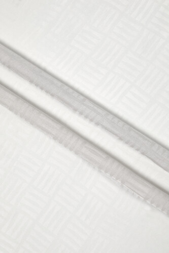 İman Kare Beyaz Naia Pamuk Şal 70x210 - Imannoor (3)