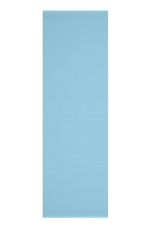 Iman Small Monogram Cotton Silk Shawl Blue - 1