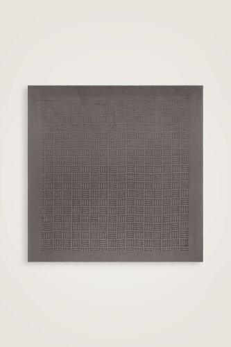 Iman Square Anthracite Naia Scarf - Imannoor