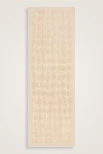 Iman Square Naia Cotton Shawl Ecru - 2