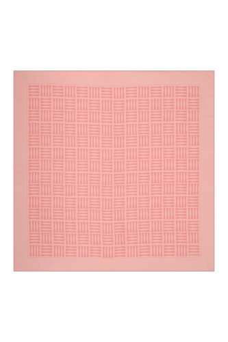 Iman Square Silk Scarf Pink - 1