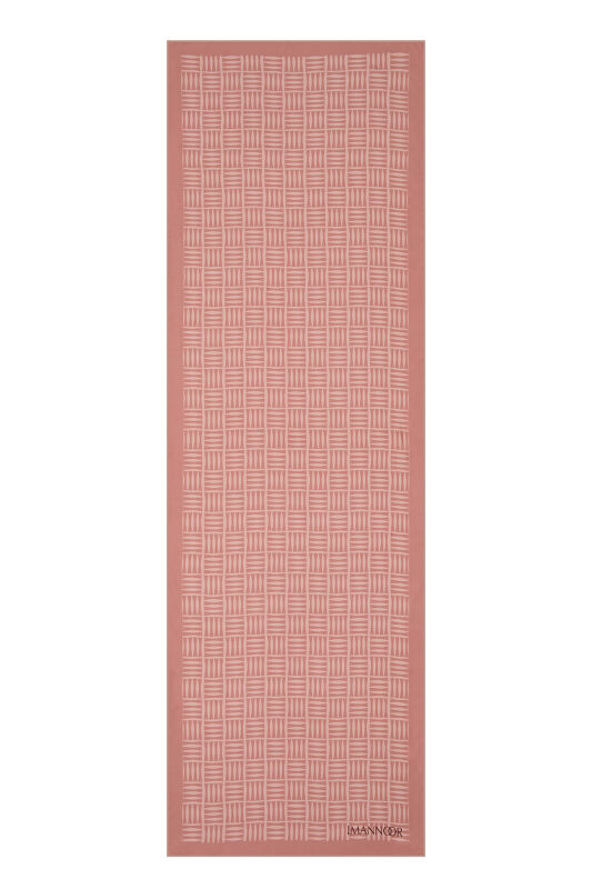 Iman Square Twill Silk Shawl Pink - 1