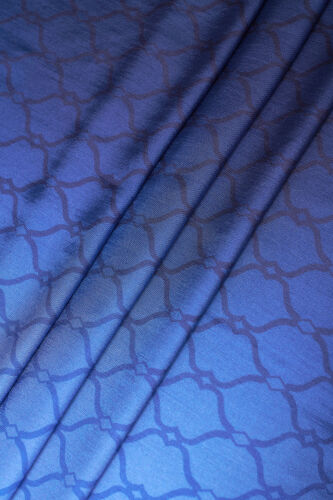 Kafes Degrade Lacivert Floş Viskon Şal 70x210 - 3