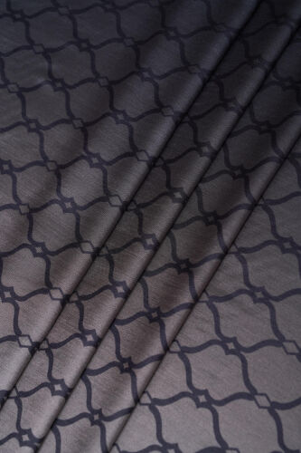 Kafes Degrade Siyah Floş Viskon Şal 70x210 - 6