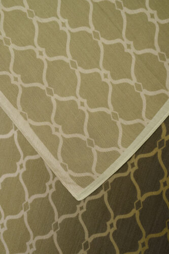 Kafes Degrade Yeşil Floş Viskon Şal 70x210 - 4