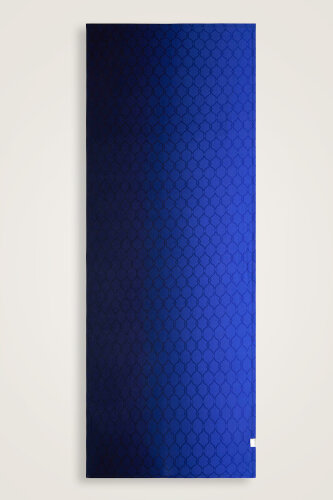 Kafes Lacivert Degrade Supreme Şal 70x165 - Imannoor (1)