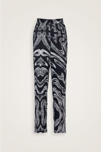 Klasik Dalgalı Pantolon - Imannoor