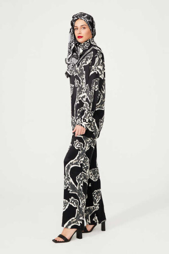 Klasik Sarmaşık Pantolon - 2