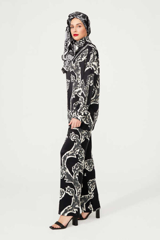 Klasik Sarmaşık Pantolon - 2
