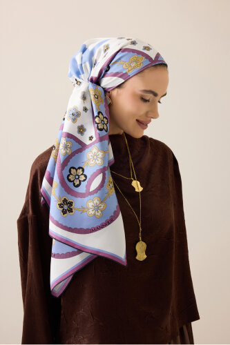 Knitted Rose Pink Twill Silk Scarf 