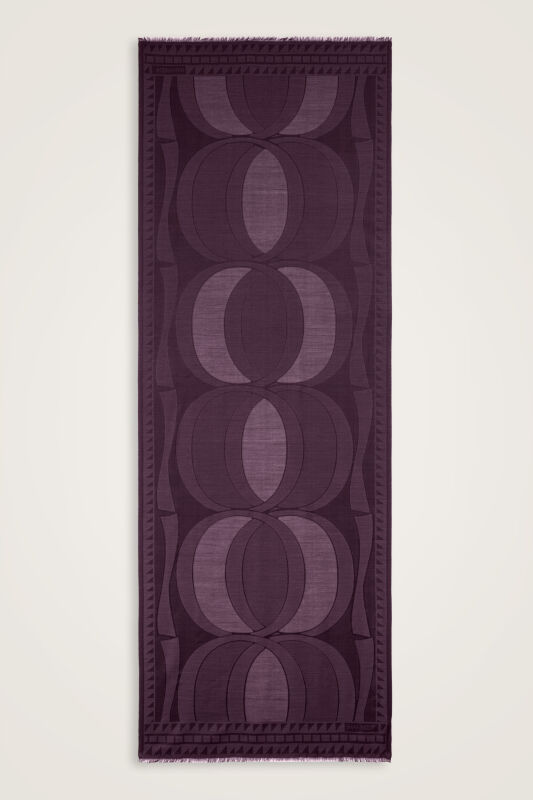 Kufi Melon-Shaped Modal Silk Scarf - 2