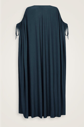 Lacivert Penye Abaya - Imannoor (2)