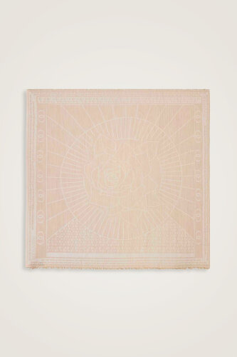 Leyla Bej Yün İpek Eşarp 140x140 - Imannoor (1)