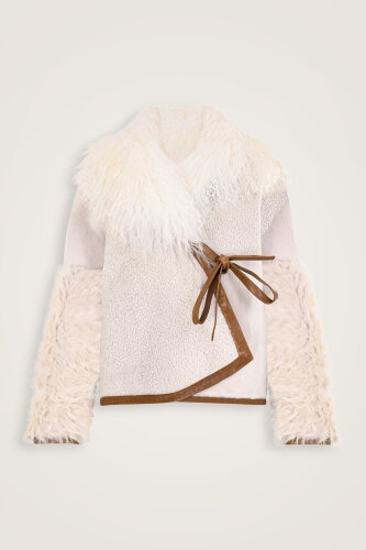 Leyla Fildişi Ceket - Imannoor