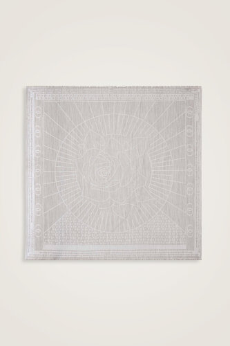 Leyla Gri Yün İpek Eşarp 140x140 - Imannoor (1)