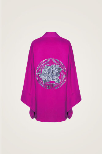 Leyla Mürdüm Kısa Kimono - 3