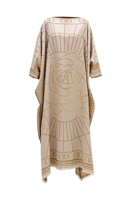 Leyla Simli Bej Kaftan - 1