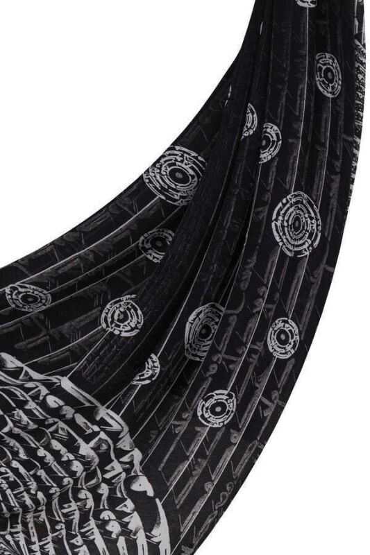 Life Silk Shawl Black - 5
