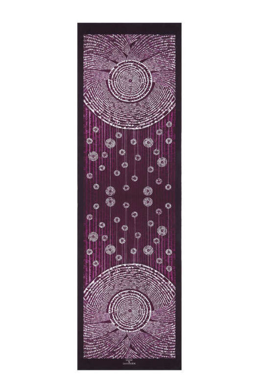 Life Silk Shawl Purple - 1