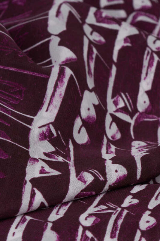 Life Silk Shawl Purple - 3