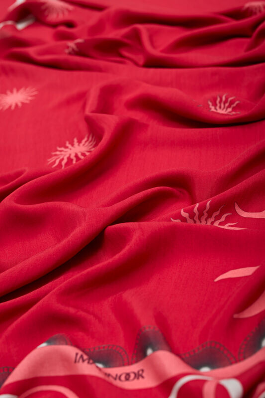 Little Sun Shawl Red - 2