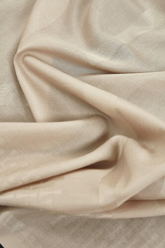 Logo 8 Cotton Silk Shawl Mink - 3