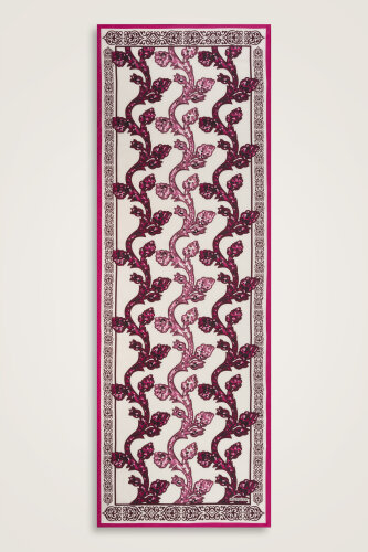 Love Ivy Pink Cotton Silk Shawl - Imannoor (1)