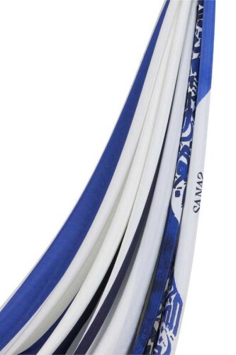 Lover's Knot Silk Shawl White/Blue - 3