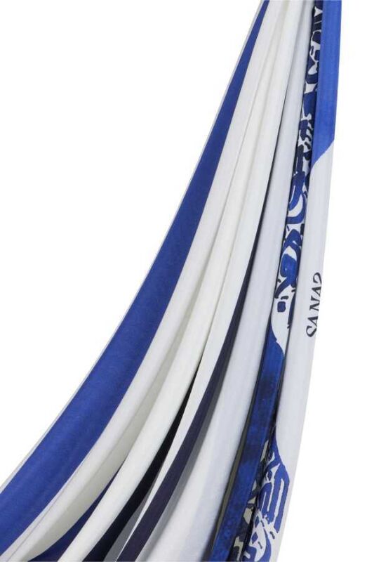 Lover's Knot Silk Shawl White/Blue - 3