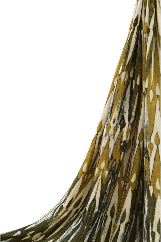 Mahfil Wool Shawl Khaki - 2
