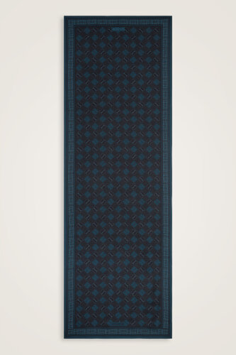 Marka İ Gece Mavisi Pamuk Floş Şal 70x210 - Imannoor (2)