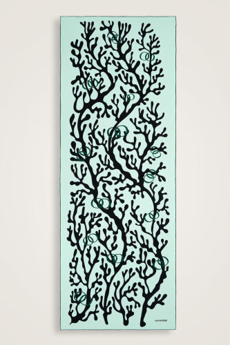 Mercan Nane Krep İpek Şal 70x200 - Imannoor (1)